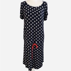 Hatley Womens Printed Swim Cover Up Loose Fit T-Shirt Dress Size Medium